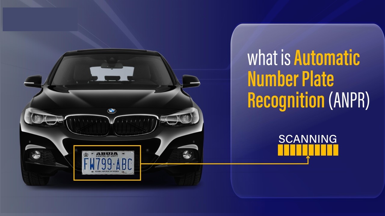 ANPR camera system at a gate